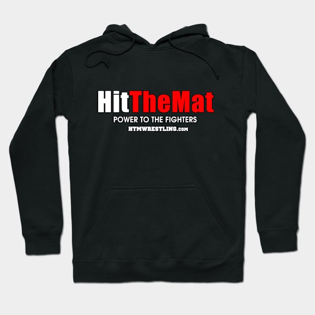 Hit the Mat - Power to the Fighters Logo Hoodie by HitTheMat